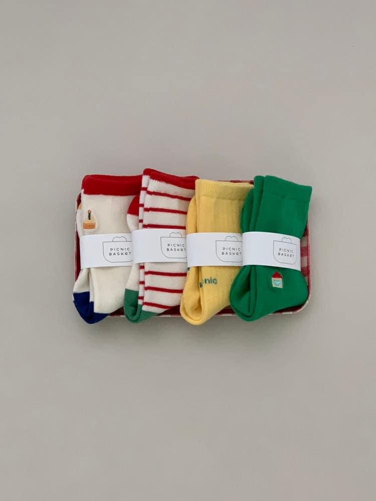 소풍바구니 양말