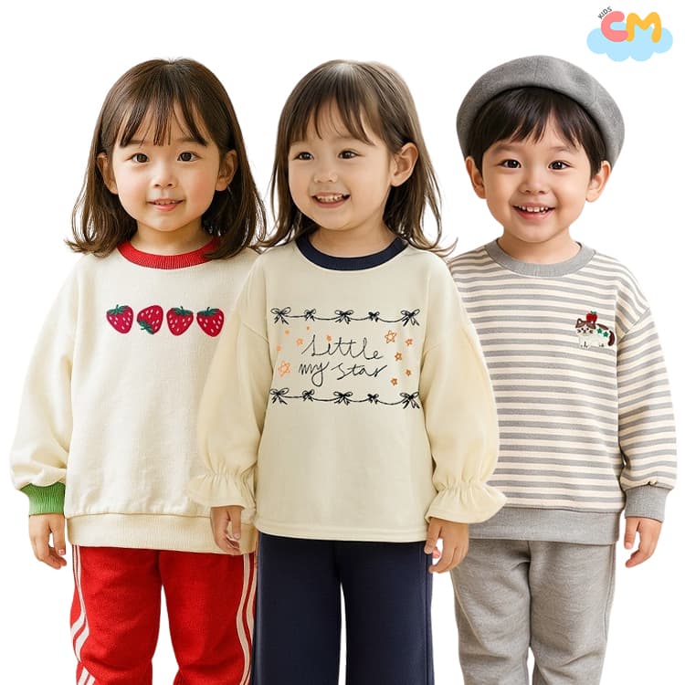 키즈꼬모 봄 아동용 상하복 세트 컬렉션