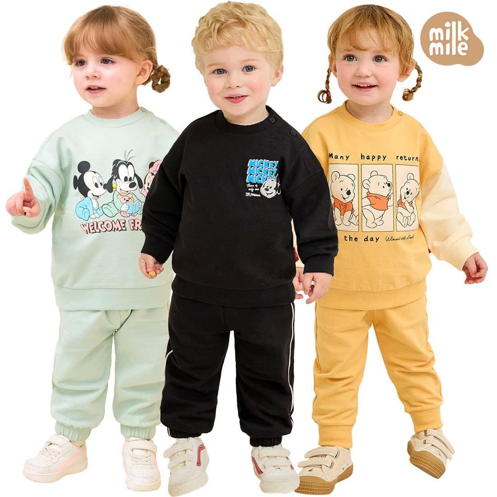 밀크마일 봄신상 디즈니 상하복 22종 모음