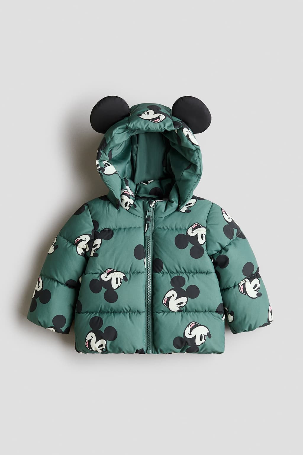 H&M 아플리케 패딩 재킷
