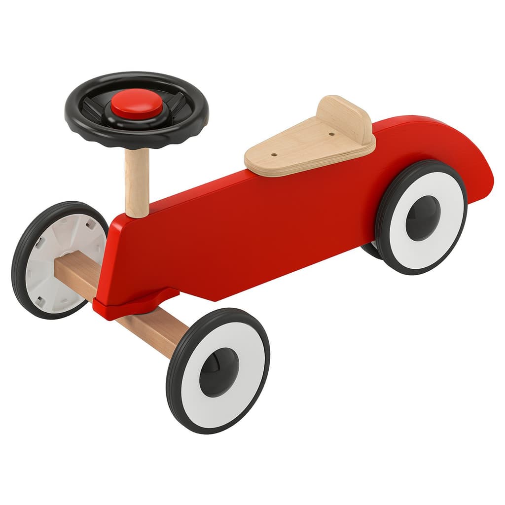 IKEA FÄLTHARE 탑승용 장난감 자동차 레드 제품 컷