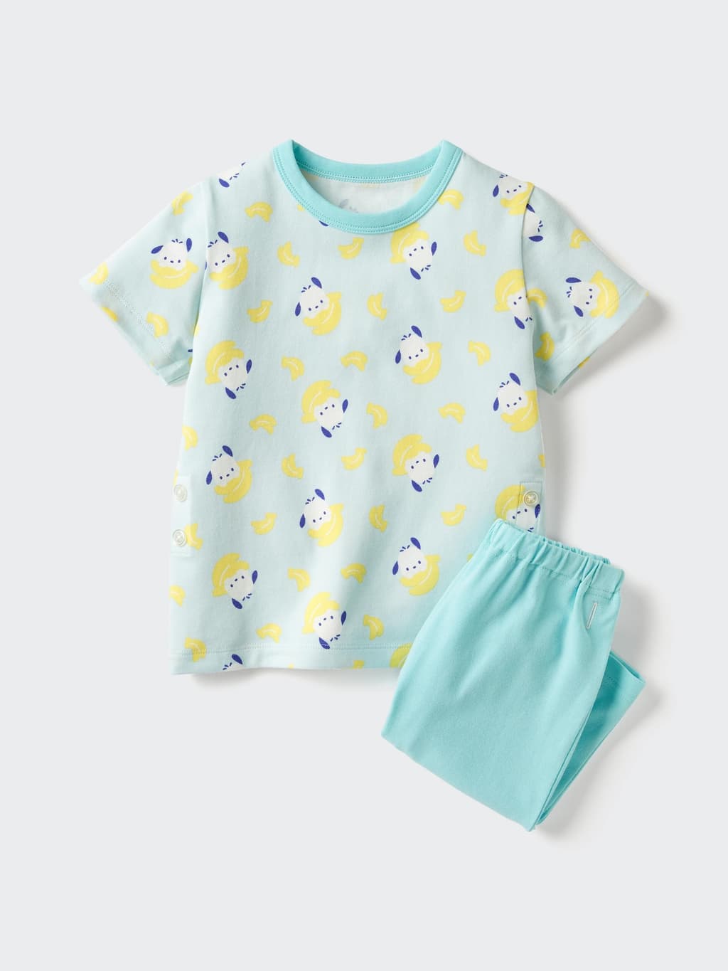 유니클로 BT Sanrio 드라이파자마 반팔 B 바나나 패턴