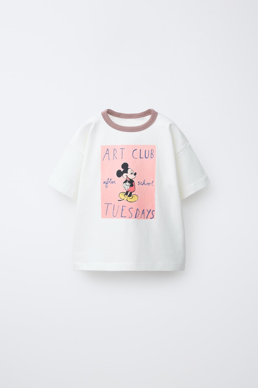 MICKEY MOUSE 디즈니 티셔츠 화이트